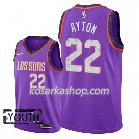 Dres Phoenix Suns Deandre Ayton 22 Nike 2018-19 City Edition Ljubičasta Swingman - Dječji